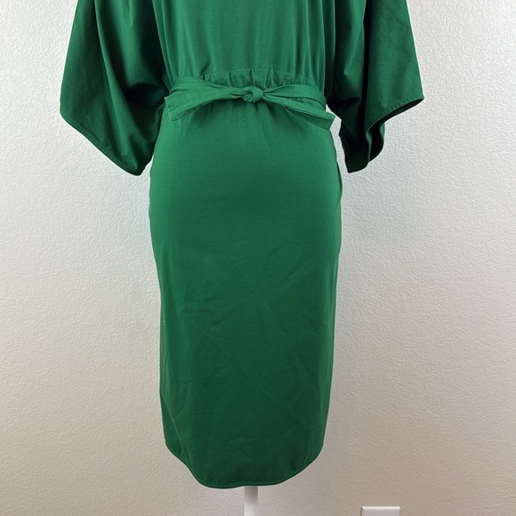 COS Green Sheath Dress with Dolman Sleeves Eur Medium - Picture 3 of 9
